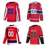 OEM/ODM Unisex Digital Print Sublimated Front Logo Adult Ice Hockey Jersey Reversible 100% Polyester Quick Dry Breathable KM21