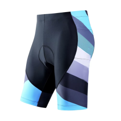 Custom Logo OEM High Waist Breathable Polyester Sports Shorts for Men's Cycling-Quick Dry Eco-Friendly Anti-Bacterial Digital