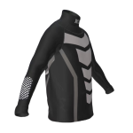 Custom Unisex Adult Ice Hockey Base Layer Shirt Neck Top Guard Long Sleeve Protection Heat-Transfer Printed Sublimated