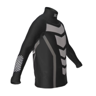 Custom Unisex Adult Ice Hockey Base Layer Shirt Neck Top Guard Long Sleeve Protection Heat-Transfer Printed Sublimated