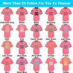 Customizable Youth American Football Jersey New Designs with Breathable Plus Size Short Sleeves Sublimation Team Uniform