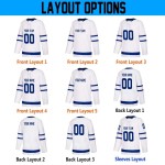 Team Ice Hockey Jersey Sublimated Reversible Custom Embroidery Wholesale 100% Polyester Quick Dry Breathable Unisex Hockey Wear