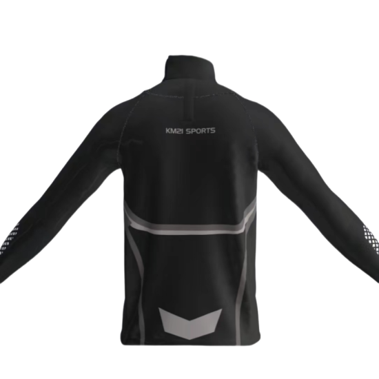 Custom Unisex Adult Ice Hockey Base Layer Shirt Neck Top Guard Long Sleeve Protection Heat-Transfer Printed Sublimated