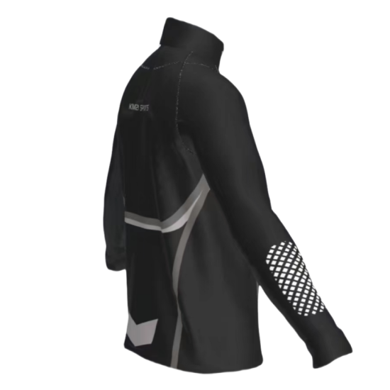 Custom Unisex Adult Ice Hockey Base Layer Shirt Neck Top Guard Long Sleeve Protection Heat-Transfer Printed Sublimated