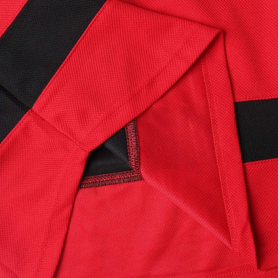 Custom Logo Long Sleeve Ice Hockey Jersey Practice Jerseys Printed Name Breathable Blank Red Ice Hockey Uniform Sports Wear