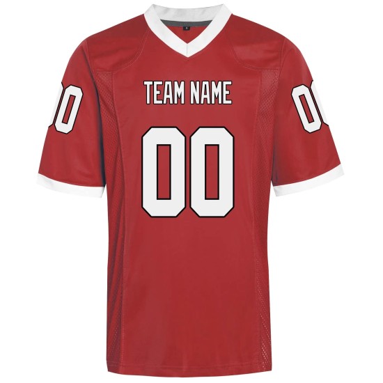 Adult Plus Size Football Jersey Short Sleeve Athletic American Football Uniform Team Sets 100% Polyester Sublimated Custom Logo