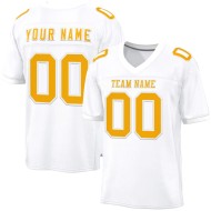 Custom Logo Stitched Letters Number Sublimated Breathable Anti-Bacterial 100% Polyester Short Sleeve Plus Size American Football