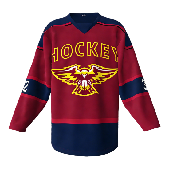 Custom LOGO OEM ODM Wholesale Ice Hockey Jersey Long Sleeve Training Hockey Uniforms Adult Ice Hockey Wear