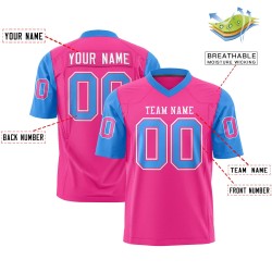 Wholesale Cheap Men Digital Print Plus Size Short Sleeve American Football Jersey Uniform Breathable Quick Dry Anti-Bacterial