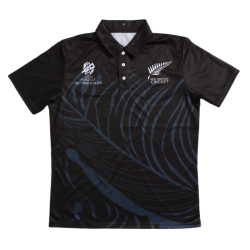 New Pattern Cricket Polo Shirt Team Jersey Sublimated Customized Design Uniform 100% Polyester Quick Dry Breathable Comfortable