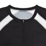 Customizable Printed Sublimation Black Men's Baseball Softball Jersey Breathable Anti-Bacterial Quick Dry V-neck Training