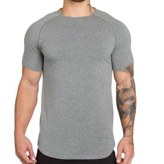 Custom Men's Summer Casual Short Sleeve T-Shirt 100% Cotton High Quality Twill Fabric Digital Printing Unique Pattern