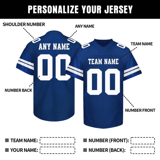 OEM Sportswear American Football Jersey Sublimation Quick Dry American Football Low Moq Custom Sport Uniform