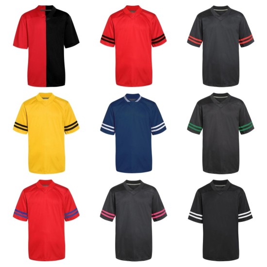 New Arrivals Men's American Football Jersey Digital Print Short Quick Dry Breathable Plus Size Football Uniform for Adults