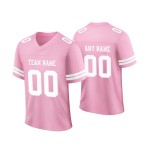 Custom Plus Size Oversized Sublimation Personalized American Football Jersey V-neck Short Sleeve Quick Dry Breathable Uniform