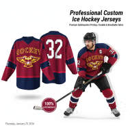 Custom LOGO OEM ODM Wholesale Ice Hockey Jersey Long Sleeve Training Hockey Uniforms Adult Ice Hockey Wear