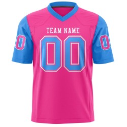 Wholesale Cheap Men Digital Print Plus Size Short Sleeve American Football Jersey Uniform Breathable Quick Dry Anti-Bacterial