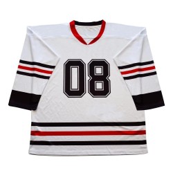 Ice Hockey Jersey Team Practice Uniform Unisex Adults 100% Polyester Breathable Eco-Friendly Quick Dry Anti-Bacterial UV Sports