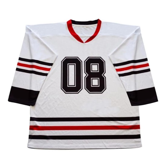 Ice Hockey Jersey Team Practice Uniform Unisex Adults 100% Polyester Breathable Eco-Friendly Quick Dry Anti-Bacterial UV Sports