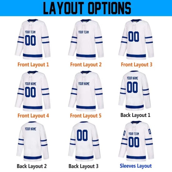 OEM/ODM Unisex Digital Print Sublimated Front Logo Adult Ice Hockey Jersey Reversible 100% Polyester Quick Dry Breathable KM21