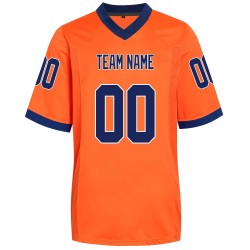 American Football Sports Wear Jersey Breathable with Printed Names and Numbers Plus Size for Adults