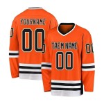 Customizable Team Logo Training Sportswear Hockey Jersey Digital Print Quick Dry Breathable 100% Polyester Unisex Long Sleeve