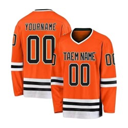 Customizable Team Logo Training Sportswear Hockey Jersey Digital Print Quick Dry Breathable 100% Polyester Unisex Long Sleeve