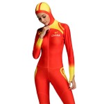 Custom Women's Adult Speed Skating Uniform Zipper Closure Long Sleeve Short Track Ice Breathable Quick Dry Eco-Friendly