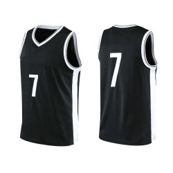 Custom Own Team White Black Classic Summer Basketball Jersey Unisex Breathable Anti-Bacterial Quick Dry Polyester Plus Size