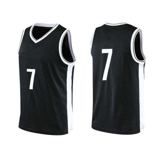 Custom Own Team White Black Classic Summer Basketball Jersey Unisex Breathable Anti-Bacterial Quick Dry Polyester Plus Size