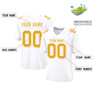 Custom Logo Stitched Letters Number Sublimated Breathable Anti-Bacterial 100% Polyester Short Sleeve Plus Size American Football