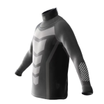 Custom Unisex Adult Ice Hockey Base Layer Shirt Neck Top Guard Long Sleeve Protection Heat-Transfer Printed Sublimated