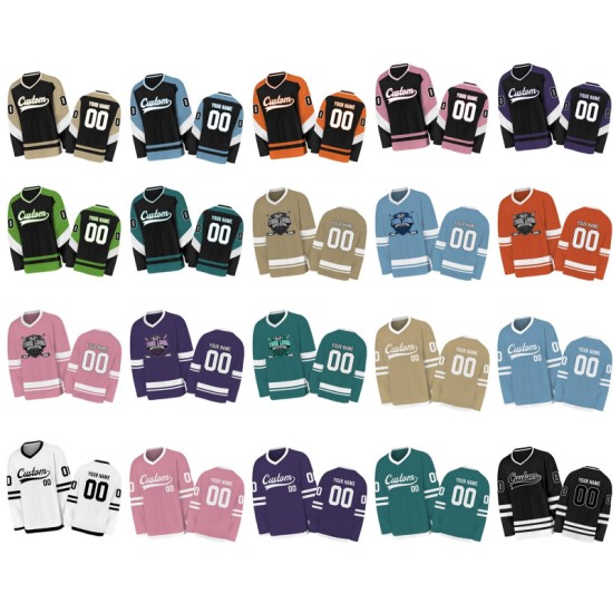 Factory Direct Sale Hockey Jersey Unisex Ice Hockey Wear International Sublimated Team Sports Wear Hockey Uniform