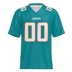 Wholesale Custom Printed Name Quality American Football Jersey Adult Breathable Short Sleeve Uniform Men Plus Size