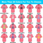 American Football Sports Wear Jersey Breathable with Printed Names and Numbers Plus Size for Adults American Football Sports Wear Jersey Breathable with Printed Names and Numbers Plus Size for Adults