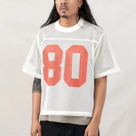 Custom Digital Print 100% Polyester Short Sleeve Summer American Football Jersey-Breathable & Quick Dry Unisex Custom Team Name