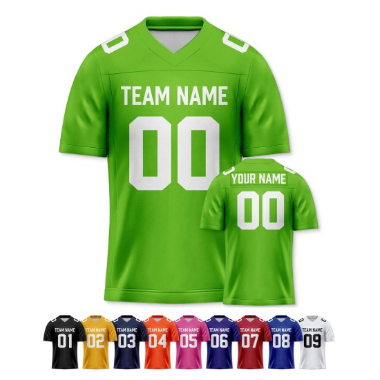 OEM ODM Quality American Football Jersey Breathable Plus Size Short Sleeve Uniform for Fans for Summer Sports