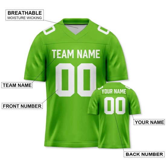 OEM ODM Quality American Football Jersey Breathable Plus Size Short Sleeve Uniform for Fans for Summer Sports