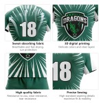 High Quality OEM Custom Sublimation Digital Print Breathable Plus Size Mens Rugby League Jersey Sets