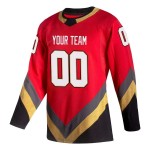 OEM/ODM Unisex Digital Print Sublimated Front Logo Adult Ice Hockey Jersey Reversible 100% Polyester Quick Dry Breathable KM21