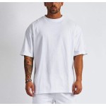 Custom Men's Summer Casual Short Sleeve T-Shirt 100% Cotton High Quality Twill Fabric Digital Printing Unique Pattern