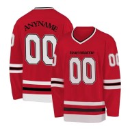 Custom Team Logo Digital Print Sublimated Reverse Retroice Ice Hockey Uniform Wholesale Adult Unisex 100% Polyester Breathable