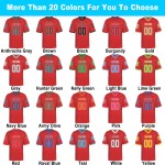 Adult Plus Size Football Jersey Short Sleeve Athletic American Football Uniform Team Sets 100% Polyester Sublimated Custom Logo